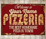 PERSONALISED Pizzeria Pizza Italian Cooking Food Chef Pizza Oven...