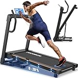 Decorcn Folding Treadmill for Home, 4.5HP, 20 Incline Levels,...