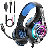 Tatybo Gaming Headset for Ps5 Ps4 PC Xbox S/X Series Switch PC,...
