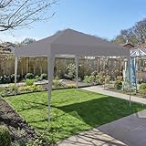 Home Source Pop Up Gazebo 3m x 3m Outdoor Garden Marquee Tent...