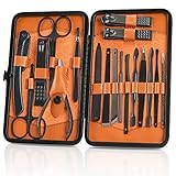 OWill Manicure Set, 18pcs Nail Clippers Pedicure Kit Nail Care...