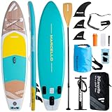 Paddle Board, 10’6 x 33” x 6” Inflatable Stand UP Paddle...