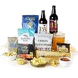 Craft Beer & Bar Snacks Hamper Gift Box - Gifts Idea for Men Who...