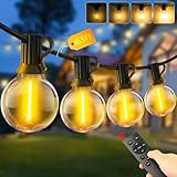 Outdoor Garden String Lights LED - 65.5Ft G40 20M Festoon Light...
