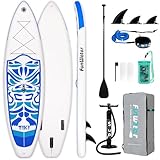 FunWater SUP Inflatable Stand UP Paddle Board Everything Included...