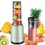 TEMINICE Professional Personal Countertop Blender for Milkshake,...