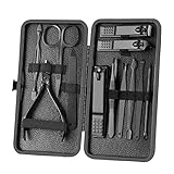 Manicure Set Nail Clippers Pedicure Kit -12PCS Stainless Steel...