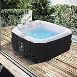 Arebos Inflatable Hot Tub | Indoor & Outdoor Spa Pool 2400 W | 4...