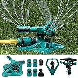 WISDOMWELL Garden Sprinkler Adjustable water spray range Suitable...