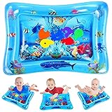 VATOS Tummy Time Water Mat Inflatable Baby Water Play Mat for...