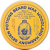 Seven Potions Beard Wax for Men — Medium Hold Styling Wax to...