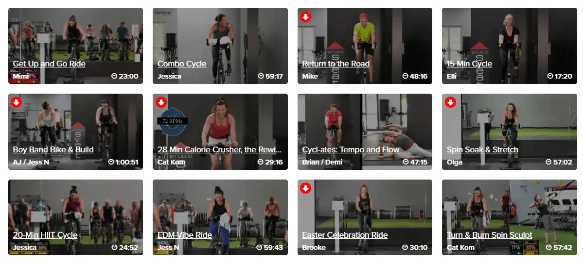 best online spin classes free