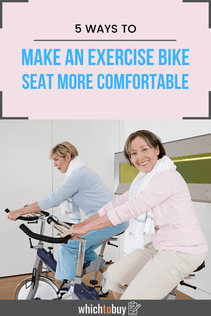 comfortable exercise bike seat